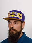 Бейсболка MITCHELL NESS арт. HHSS7646-LALYYPPPPURP Los Angeles Lakers NBA (фиолетовый)